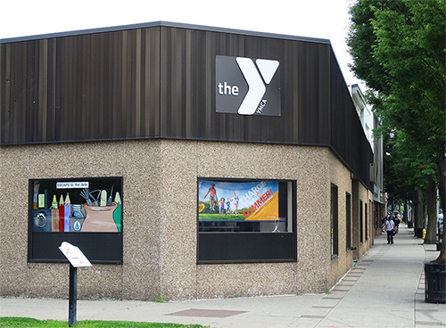 outside of ymca building